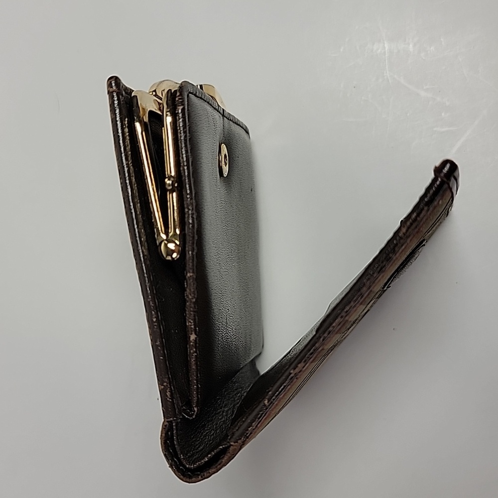 BURBERRYS VTG NOVA CHECK COMPACT KISSLOCK WALLET - Picture 10 of 15
